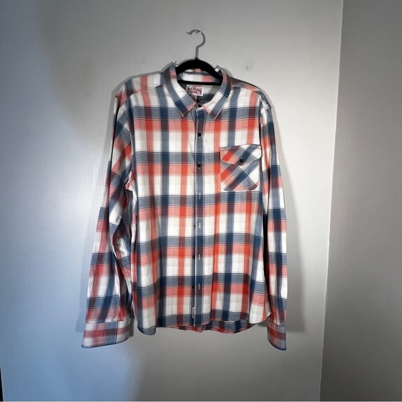 True Religion, Flannel Checked Flannel Shirt, Size 2xl TTG - Picture 7 of 11